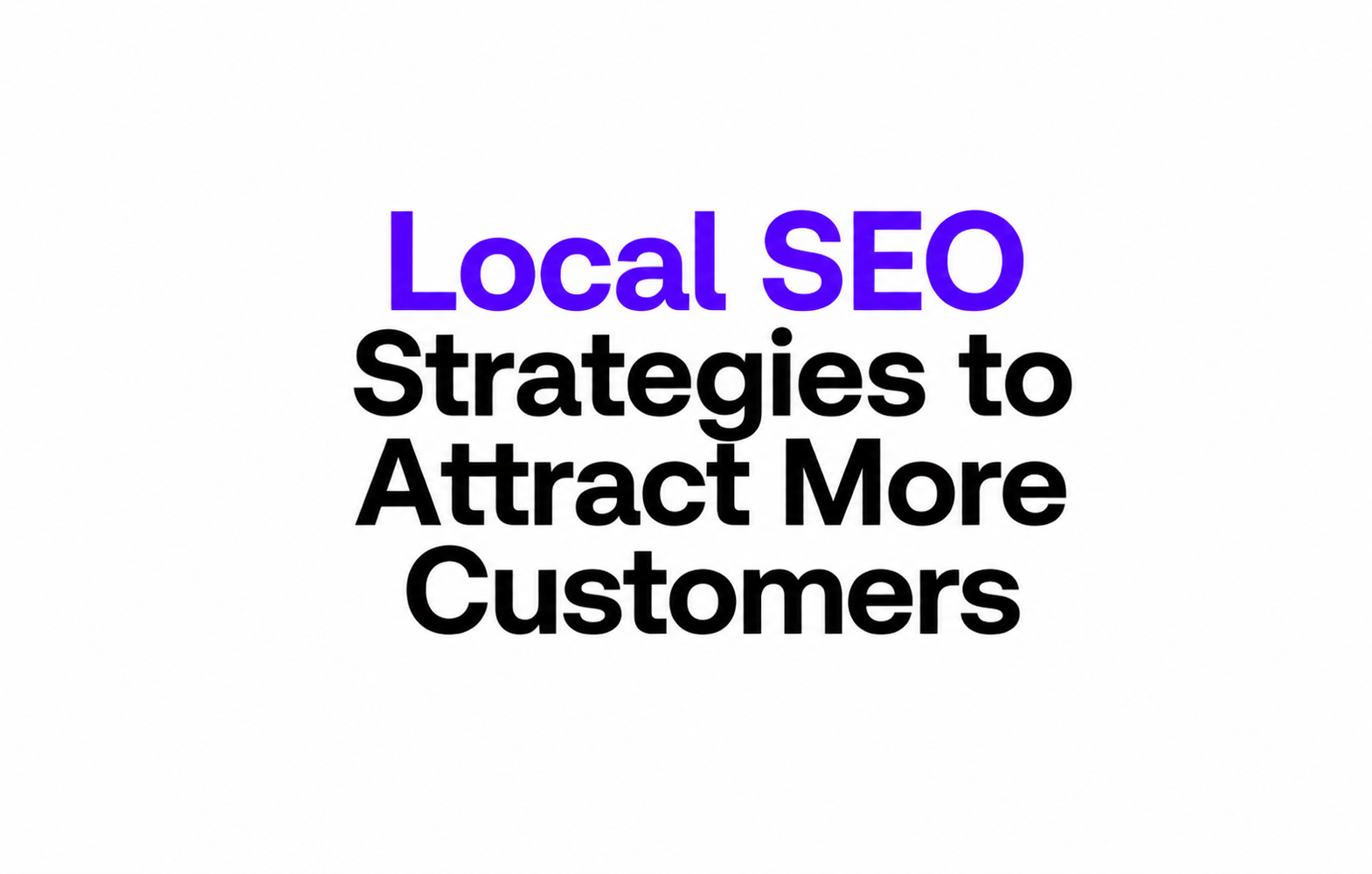 Local SEO Strategies for Growth.